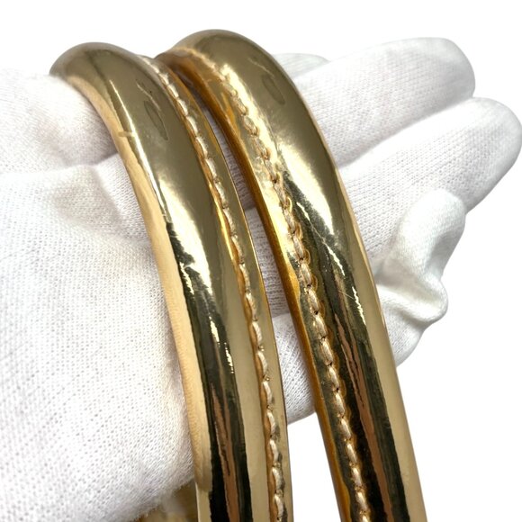 LOUIS VUITTON Vintage Monogram Miroir Alma GM Gold Tote Bag Patent [106435] - Picture 10 of 16